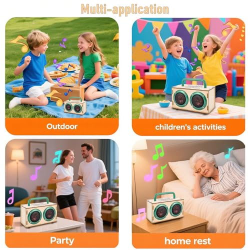 DIY Bluetooth Speaker Kit for Kids 8-10 - STEM Kits Science Project Toys - color: Green
