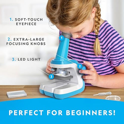 National Geographic Microscope for Kids with Up to 400x Magnification - style: Microscope