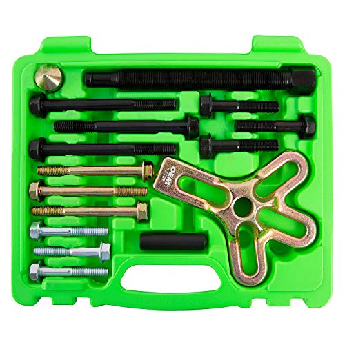 OEMTOOLS 37187 Harmonic Balancer Puller Kit Removes Harmonic Balancers - style: Puller Kit Green Case