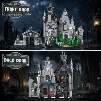 Mysterious Gothic Castle Mansion Building Blocks for Adults, 1788 PCS