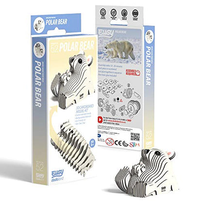 EUGY 3D Polar Bear Model, Craft Kit - style: Polar Bear