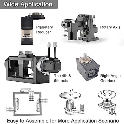 Hollow Rotary Actuator High Accuracy Hollow Rotating Platform Rotary Positioners, Fitting Nema 43 Stepper Motor, Substitutable for Direct Drive Motor and Cam Indexer - size: DN 280, style: Ratio 10:1
