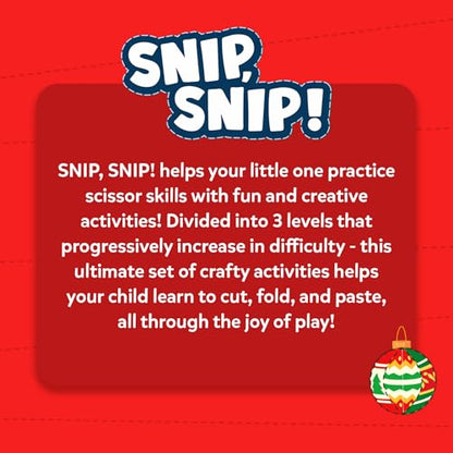 Skillmatics Snip Snip Christmas, Gift for Kids, Scissor Skills, Felt Craft - style: 6. Holiday Magic
