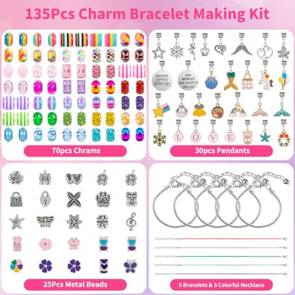 Sofier Jewelry Bracelet Making Kit for DIY Beads Charms Set Teen Gifts - color: Jewelry Box
