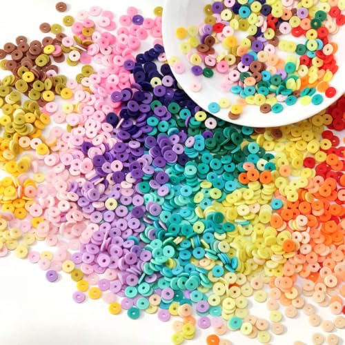 24 Colors 2200Pcs Polymer Clay Beads DIY Friendship Bracelet Kit