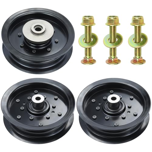 GELASKA 2 Pack 532196106 Husqvarna Idler Pulley with 532196104 Idler Pulley - color: A6 2x196106+1x196104