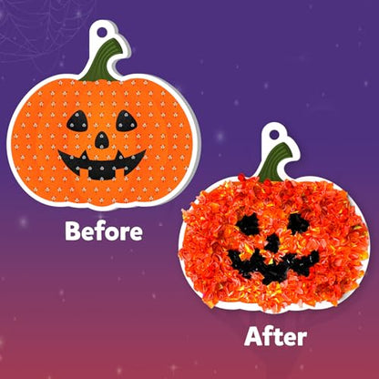 Skillmatics Poke-in Art – Halloween Decor, DIY Wood Craft Kit for Kids - style: 1. Halloween Decor