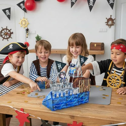 Bmag Magnetic Tiles for Kids,32 PCS Pirate Set with 3D Magnet Building Blocks, STEM Educational Toys for Preschool Learning, Gift for Boys & Girls Age 3 4 5+ - size: 32Pcs
