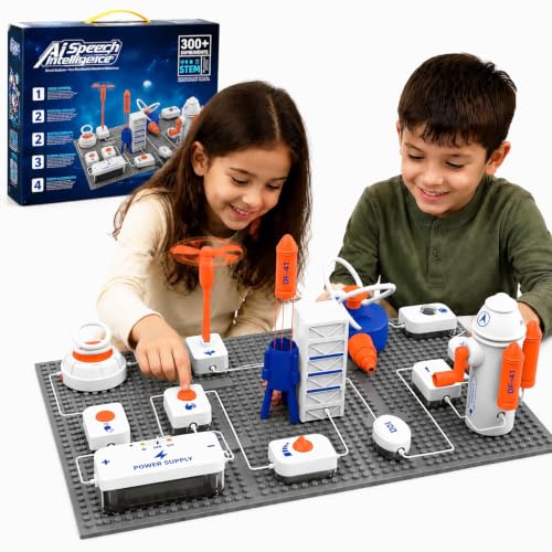 STEM Science Kit for Kids, Electronics Circuit Exploration Toy, 55 PCS - size: Large - 350+ Projects