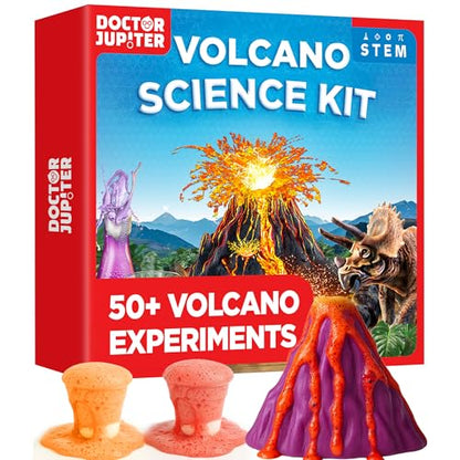 Doctor Jupiter Erupting Volcano Science Kit for Kids Ages 8+, STEM Toy - style: Volcano Science Kit: 8+
