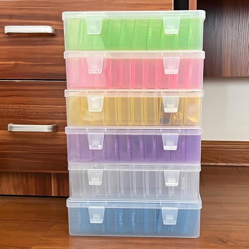 31-Piece Yellow Inner Box Organizer for Diamond Painting - color: Yellow