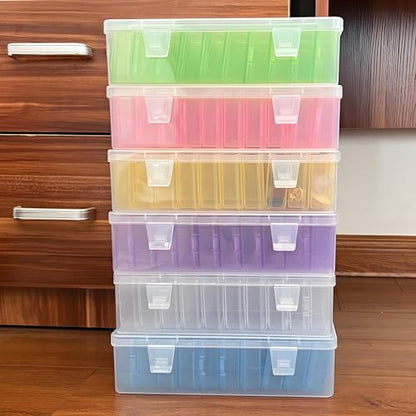 31-Piece Yellow Inner Box Organizer for Diamond Painting - color: Yellow