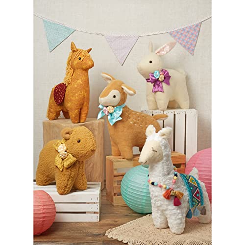 Simplicity SS9666OS Plush Animals by Elaine Heigl OS (ONE Size)
