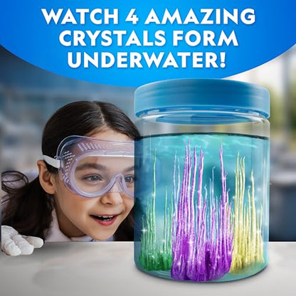 National Geographic Crystal Growing Kit with 5 Unique Activities