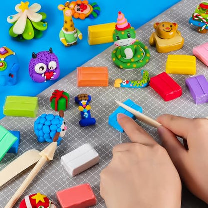 CiaraQ Polymer Clay Kit, Mini Modeling Clay Set - color: 100 Colors
