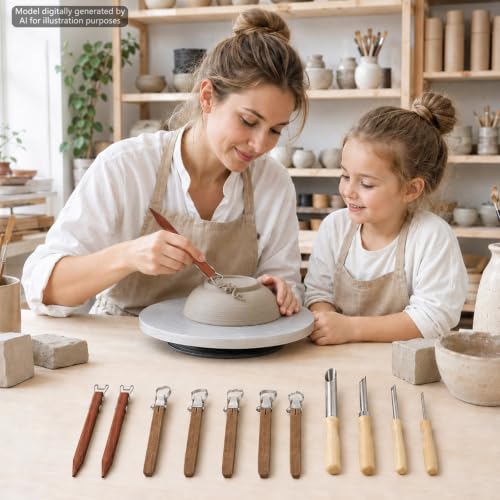 11 PCS Pottery Tools Polymer Clay Sculpting Kit Sculpting and Trimming Set