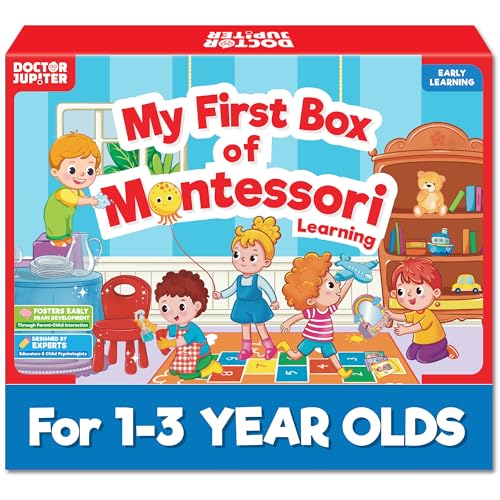 Doctor Jupiter My First Box of Montessori Learning Set for Kids Ages 1-3 - style: First Box of Montessori: 1+