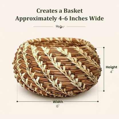 Coiled Pine Needle Basket Weaving Kit