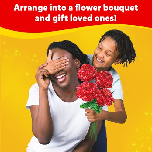 Skillmatics Poke-in Art – Rose Bouquet, Wood Craft Kit, Gift for Kids - style: 8. Rose Bouquet