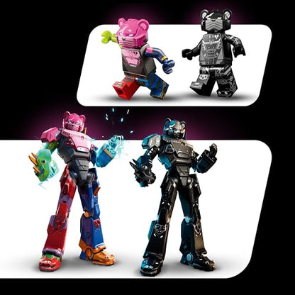 LEGO Fortnite Mecha Team Leader - Collectible Building Set for Adults - Gaming Room Décor - DIY Kit for Fortnite Fans - Includes Mecha Team Leader Minifigure - Great Video Game Gift - 77078