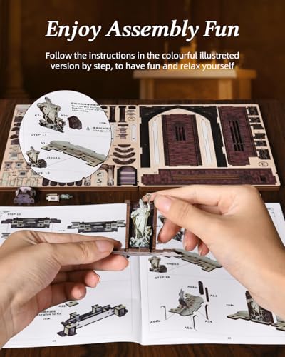MiniCity Duomo di Milano DIY Book Nook Kit, Miniature Dollhouse Kit - color: Notre-dame Bacilica