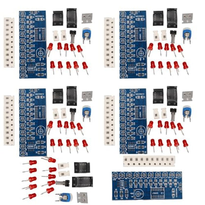 5Pcs Water Flowing Light LED Module Driver Kit NE555 + CD4017 DIY Electronic Circuit Board 54 x 21mm(5Pcs NE555+CD4017)