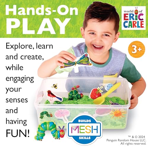 Creativity for Kids The Very Hungry Caterpillar Sensory Bin - Toddler Sensory Toys from The World of Eric Carle Books, Preschool Learning Activities and Fine Motor Toys for Toddlers (Ages 3+) - style: Very Hungry Caterpillar