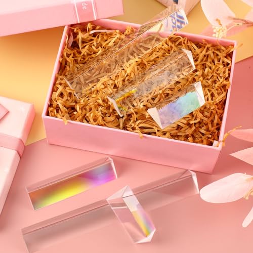 Kanayu 12 Pcs Clear Triangular Prism Optical Glass,2.5 in,6 in, 8 in - size: 2.5 Inch, 6 Inch, 8 Inch