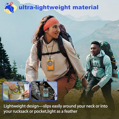 Outdoor Compass with Adjustable Declination, Magnifier, Ruler, Scale, Multifunctional Kids Waterproof Compass for Map Reading, Hiking, Camping, Navigation and Survival. - color: 4 PACK Transparent+Blue+Green+Orange