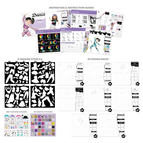 Fashion Angels I Just Wanna Dance Fashion Sketch Set - color: I Just Wanna Dance
