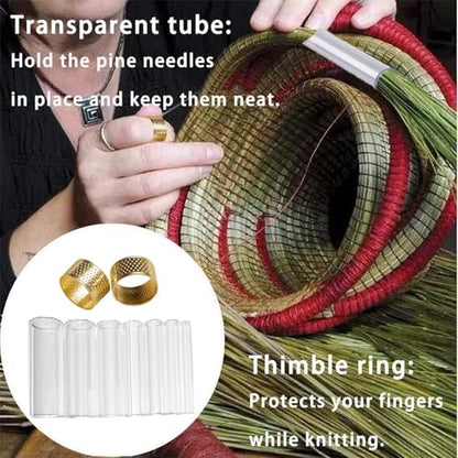 20Pcs Basket Weaving Tools kit, All-in-One Basket Weaving Supplies