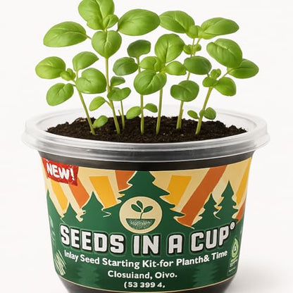 Seeds in A Cup - Plant Growing Kit (Cumin) - style: CUMIN