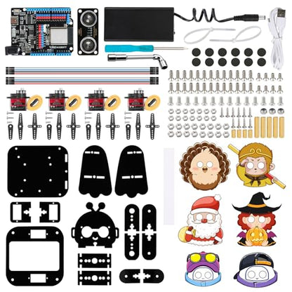 ACEBOTT Robotics for Kids Ages 12-16，Bionic Biped Robot Kit for Arduino ESP32, STEM Science Kits, Cool Engineering Building Toys, Science Coding Kit for 12+ Boys Girls Teens and Adults Unique Gifts