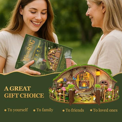 The Magic Ring House DIY Miniature House Kit & Book Nook Kit - color: The Magic Ring House