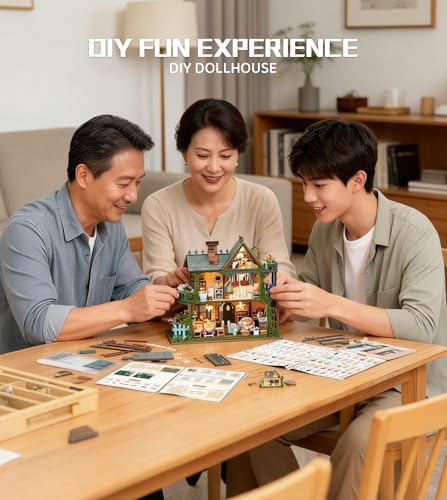 Spilay Book Nook Kit for Adults, Fairy Garden DIY Miniature House Kit - color: Fairy Garden