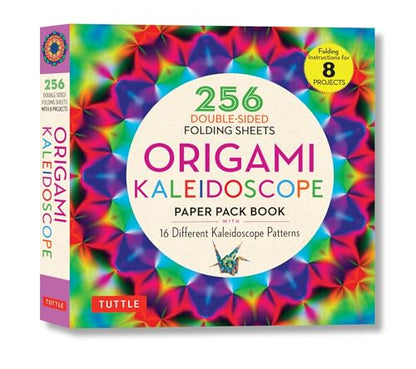 Origami Kaleidoscope Paper Pack Book: 256 Double-Sided Folding Sheets (Includes Instructions for 8 Models)
