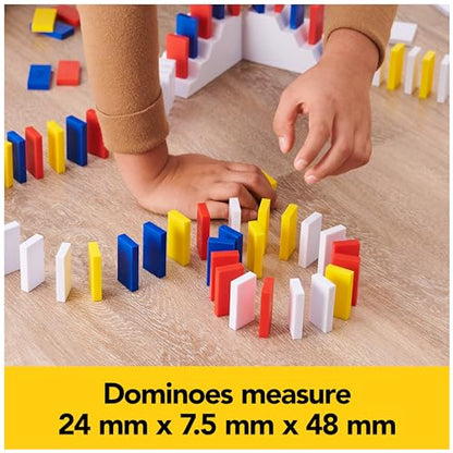 Spin Master Games H5 Domino Creations 100-Piece Neon Dominoes Set for Kids - style: Neon Dominoes Set