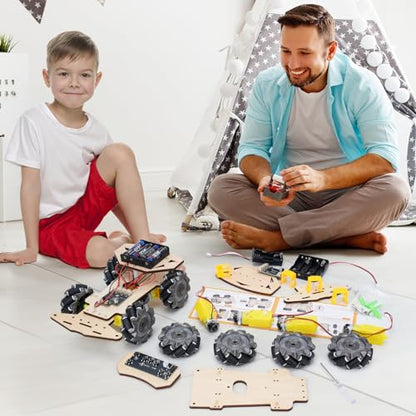 RC Robot Car Kit for Kids Ages 8-12 12-16, STEM Science Kits, STEM Projects, Gifts for 8 9 10 11 12 13 14 15 16 Year Old Boys Girls Teens, Cool Engineering Building Toys