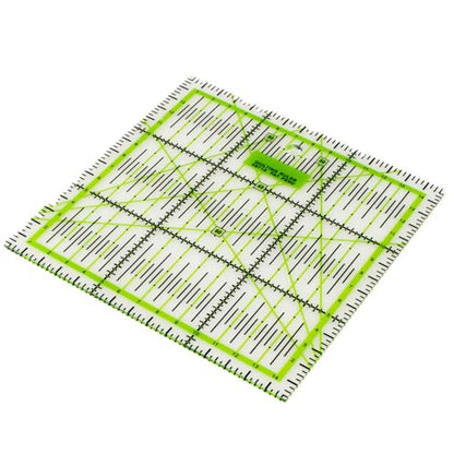 Craft County Acrylic Sewing Rulers – Transparent Measuring Tools for Sewing, Quilting, and DIY Crafts – Square - style: Square