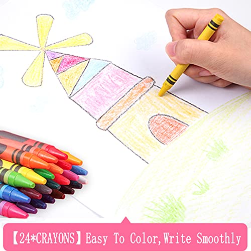 DLUCKY 208 PCS Art Supplies Drawing Art Kit Adults for Kids Art Set,Pink - color: Pink