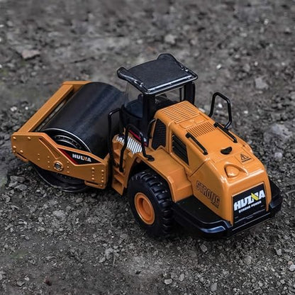 Gemini&Genius Rigid Road Roller, Steamroller Construction Site Vehicle Toys - color: 1:60 Road Roller