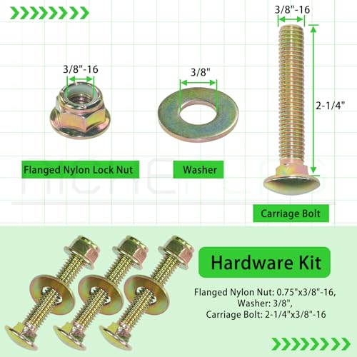 2 Pack 532196104 Idler Pulley for Husqvarna/Craftsman 48 54 Z254F - color: A05 2x532196104