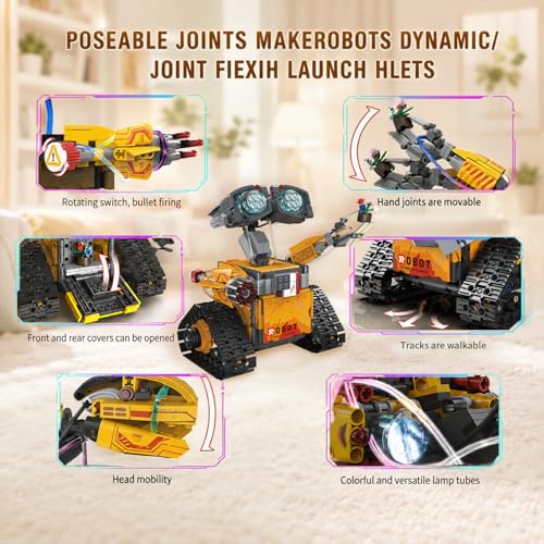 5-in-1 STEM Coding Robot Building Kit, Ages 8-16