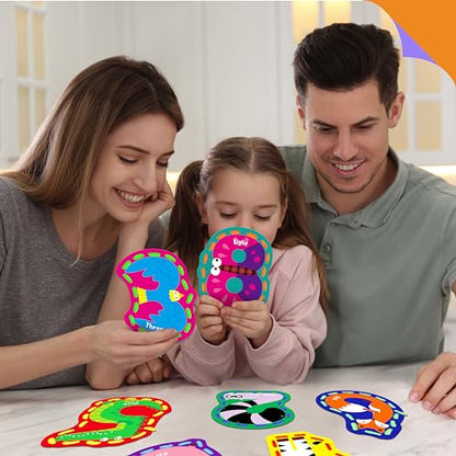 SpriteGru 10 Pieces Number Lacing Cards, 0-9 Double Sided Sewing Cards with 10 Colorful Laces, Imagination Development Lacing Toys Games for Children Educational and Learning Activity - color: Number