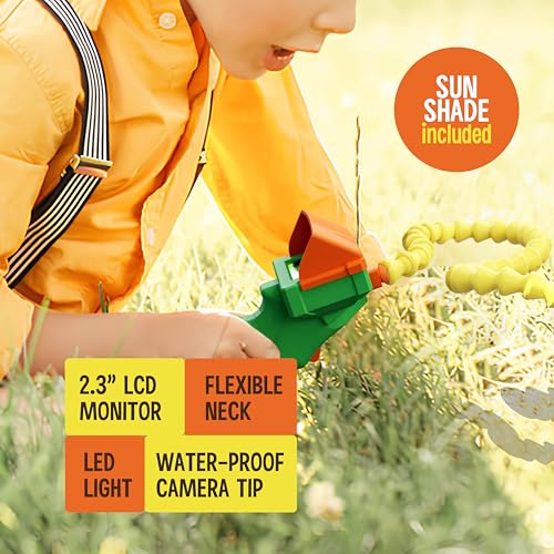 Borescope Snake Scope Camera for Kids, Light, Rechargeable STEM Toy 4-11