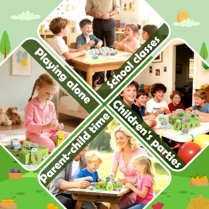 Aestd-ST Air Dry Clay Kit - Vegetable Theme, Modeling Clay for Kids - color: Vegetable Theme
