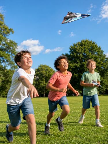 hapray 60 Sheets Paper Airplane Kit, Origami Paper Plane with Book & Video
