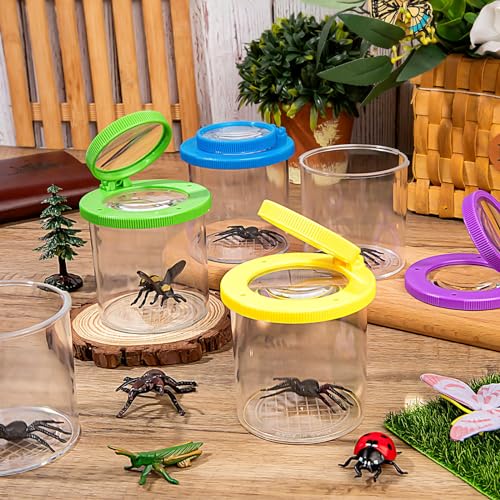 Insects Viewer for Kids, 2PCS Magnifying Insect Box Catcher Kit - style: InsertBug2Pcs