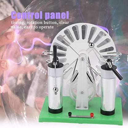 23008 Protable Economy Static Electricity Generator, Static Machine Physics Experiment Electrostatic Induction Electricity Generator
