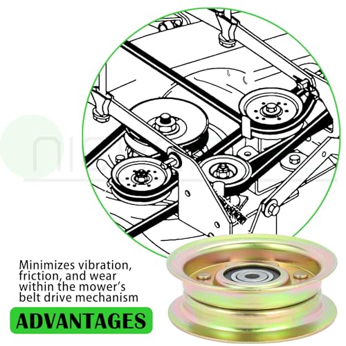 156493 Idler Pulley for Husqvarna YTH180 GTH200 GTH225 Tractors - color: A20 1x532173901